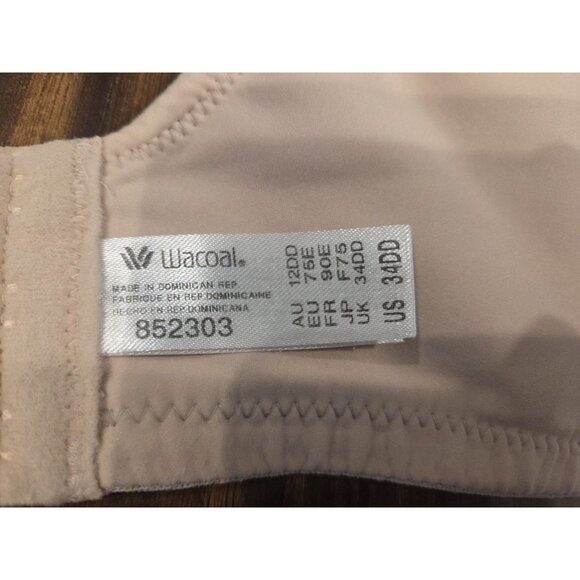 Wacoal Back Appeal Wire Free Bra 852303 Sz 34DD Rose Dust - Picture 8 of 8